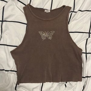 Y2k brown tank